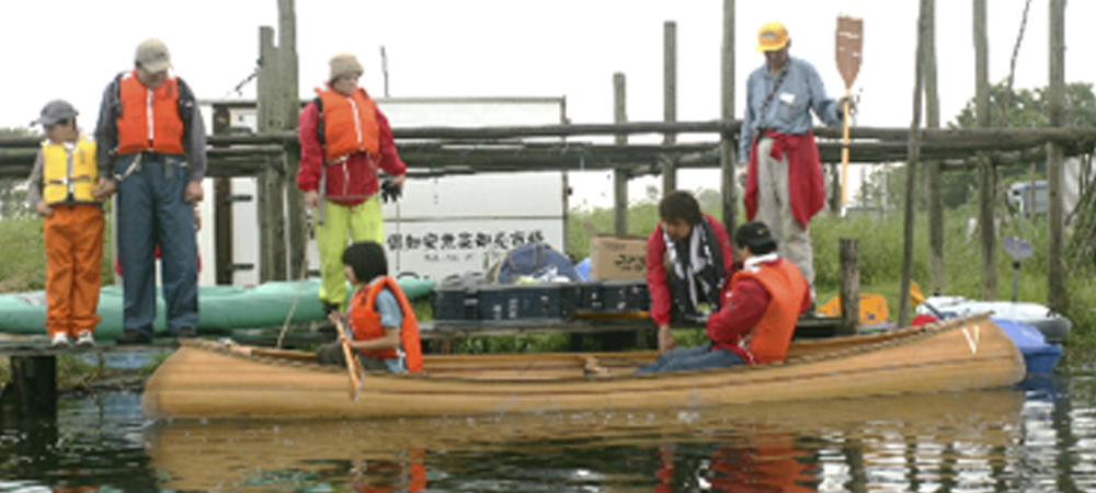 秘境カヌー体験写真